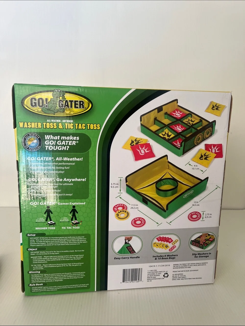 Go Gator All Weather Washer Toss & Tic Tac Toss Game